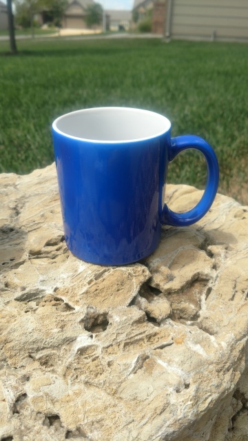 blue coffee cup logo